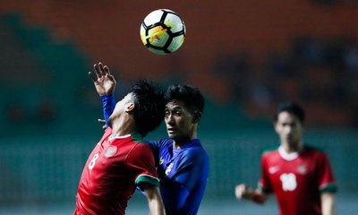 Timnas U-23 Indonesia Diimbangi Thailand