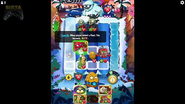 Plants vs Zombies Heroes - Garlic Gameplay vs Vimpire (Almost Finished)