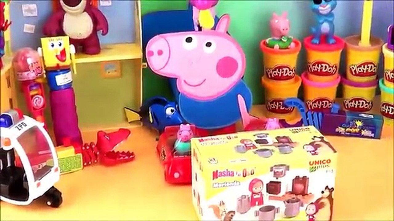 Masha and the Bear crying for hot chocolate - Funny mini for kids