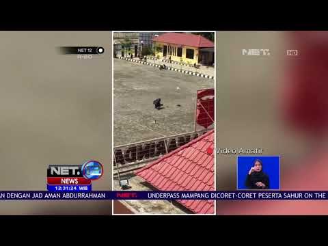 Diduga Gangguan Jiwa, Seorang Pria Terobos Masuk Mapolresta Samarinda-NET12