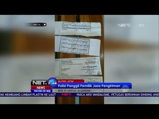 Resi Jasa Pengiriman Dicetak di kertas Alquran NET24