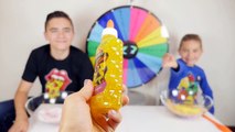 MYSTERY WHEEL OF SLIME CHALLENGE ! - Swan VS Néo