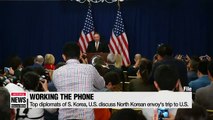 Seoul's FM holds phone talks on N. Korea-U.S. summit with counterparts in U.S. and Singapore