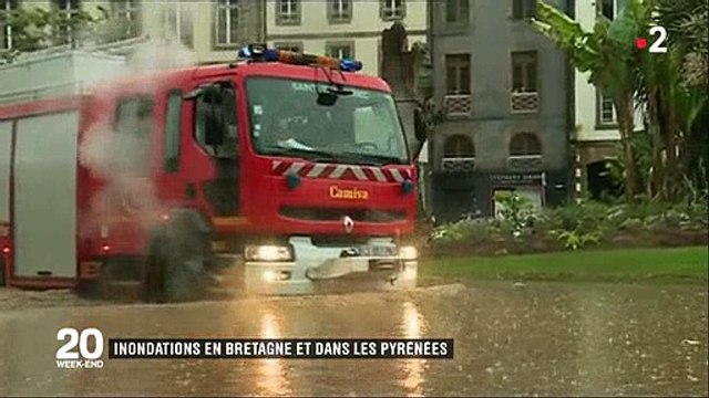 Orages violents - Les images très spectaculaires de la nuit avec des inondations et de la grêle