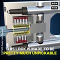 This lock is virtually unpickable and indestructible (via NowThis Future)