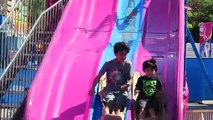 Outdoor Amusement Park For Kids Giant Slide Family Fun Outdoor Playground Play Area AT THE FAIR