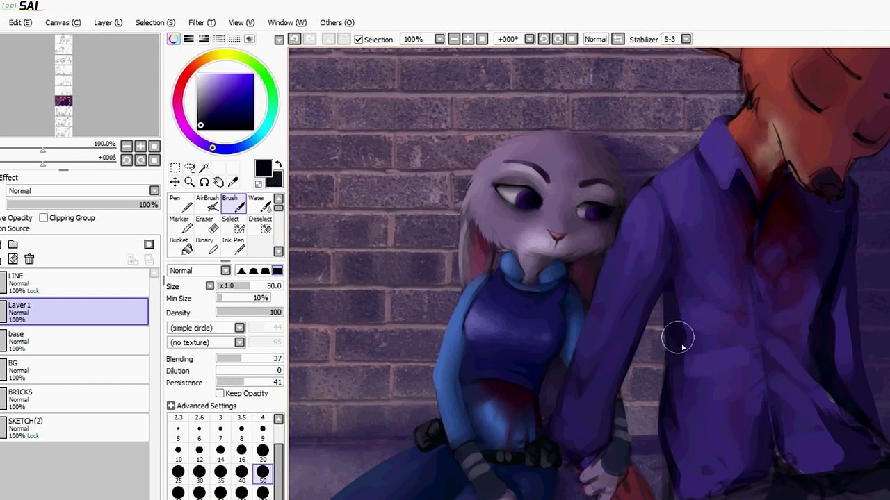 Speedpaint - Lets go together (Zootopia Fan-comic)