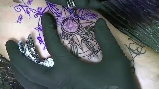 Compass tattoo - time lapse