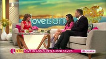 Love Island Queen Amber Davies Reacts to Kem Cetinay's Interview | Lorraine