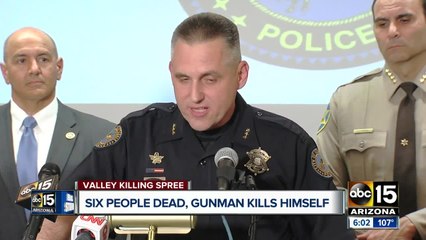 After killing six people across the Valley, gunman kills himself