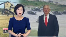 U.S. defense chief James Mattis says U.S. troops in South Korea 'not going anywhere'