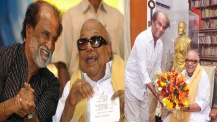 கருணாநிதிக்கு நடிகர் ரஜினிகாந்த் பிறந்தநாள் வாழ்த்து- வீடியோ