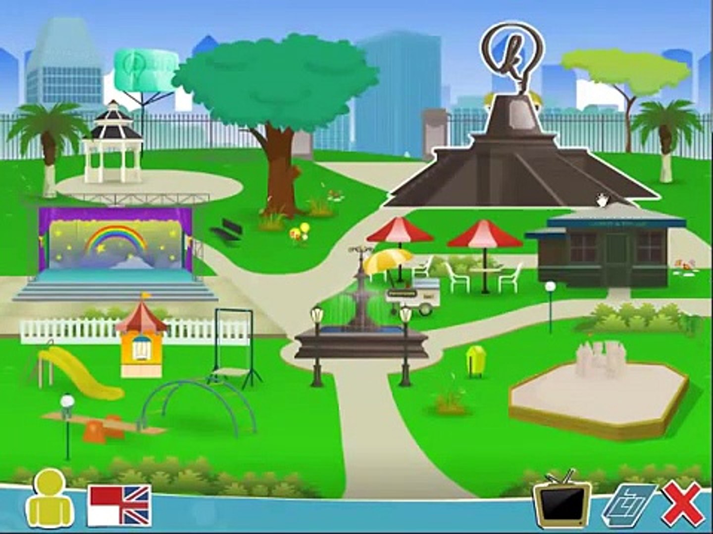 Mengenal Benda Di Sekitar Taman Angka Huruf Bentuk Warna Bersama Amy Jimmy Di Twin Town Park