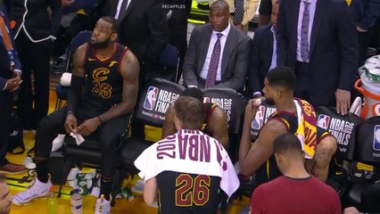 Des images inédites du banc de Cleveland après la boulette de J.R. Smith