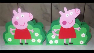 como fazer porta guardanapo da peppa pig