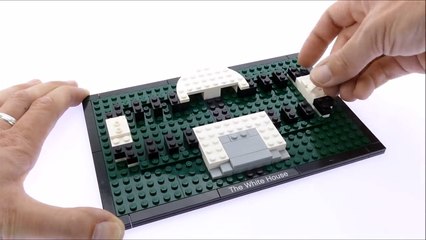 Lego Architecture 21006 The White House - Lego Speed Build Review