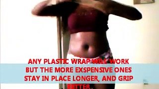 Cheap (homemade/DIY) Body wrap with vicks/ slim your waist in minutes new IG:radiantlee305