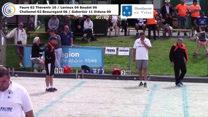 Quarts de finale, douzième étape du Super 16 masculin, Montfaucon-en-Velay 2018