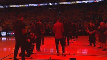 JR Smith Gets MVP Chants and Standing Ovation From Warriors Crowd! Warriors vs Cavaliers Game 2