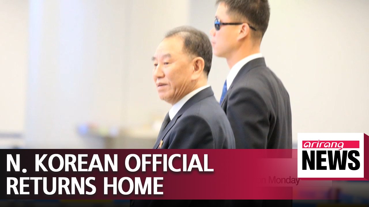 Kim Jong-un's top aide boarded flight to Pyongyang on Monday
