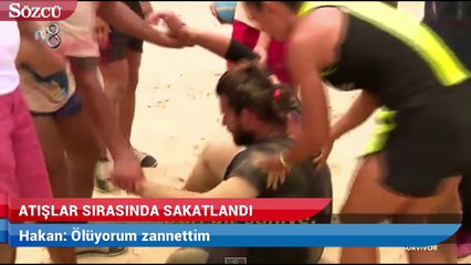 Hakan atışlar sırasında sakatlandı! "Ölüyorum zannettim"