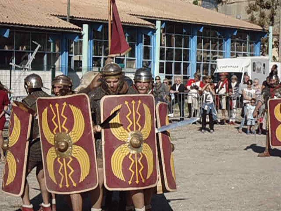 Detours d'antan 2016-Présentation des légionnaires romains antiques