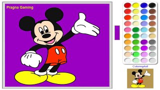 Free Disney Mickey Mouse Online Coloring Page - Art Game For Kids