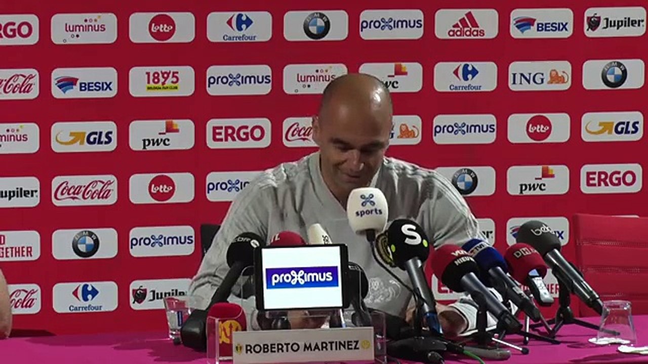 La liste des Diables Rouges annoncée par Roberto Martinez