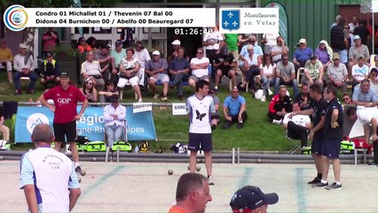 Barrages, douzième étape du Super 16 masculin, Montfaucon-en-Velay 2018