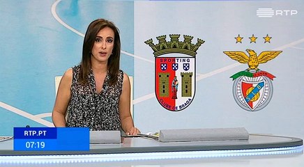 Confrontos antes do jogo de futsal entre o Braga e o Benfica