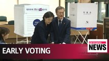 President Moon to cast early ballot Friday to boost turnout in next week's local elections