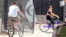 Kendall Jenner & Ben Simmons Go On A Bike Ride Date