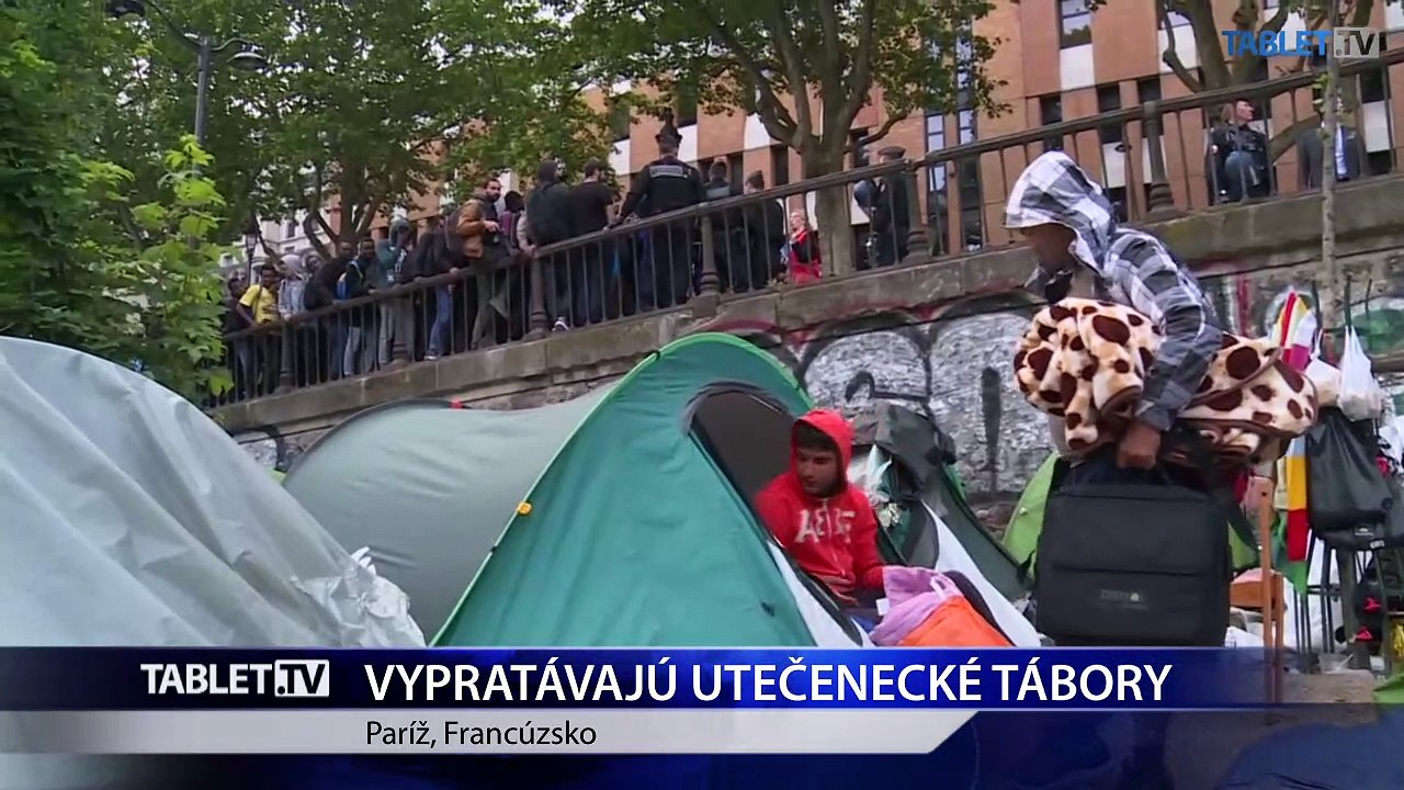 Polícia vypratáva v Paríži ďalšie dva tábory migrantov