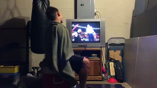 Crazy Kid Res To Kevin Owens Winning The WWE Universal Championship On WWE RAW 8/29/16