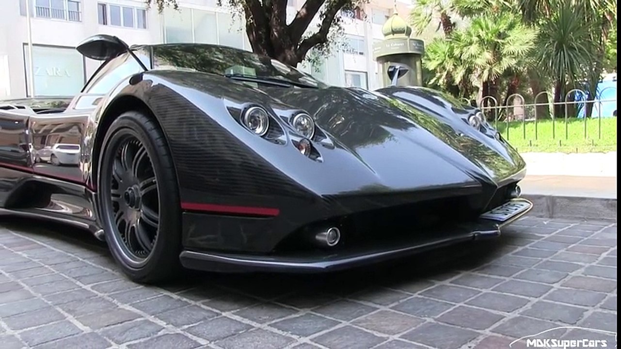 1 of 25 Pagani Zonda F Roadster driving in Monaco + Detailshots
