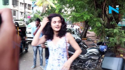 Taapsee Pannu ANGRY with media says "I didn't call you"