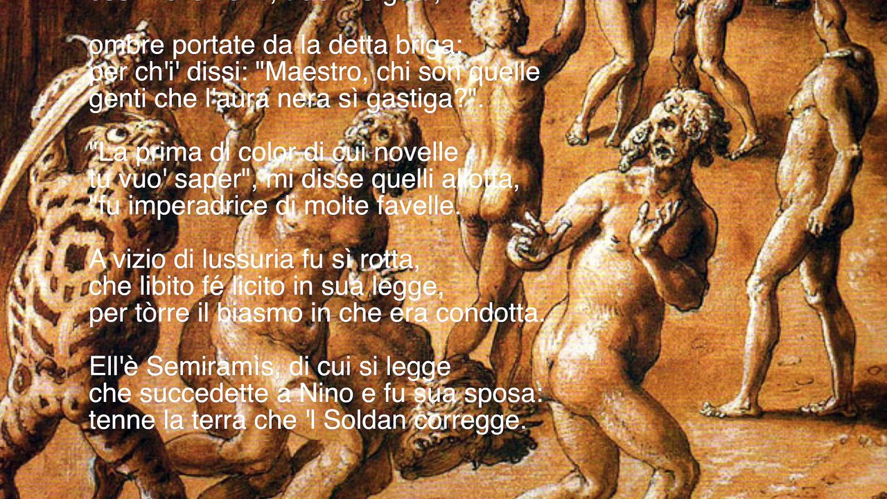 DANTE CANTO V LUXURIA - FRENCH VERSION RECITATION ERNEST VAN-MOHR