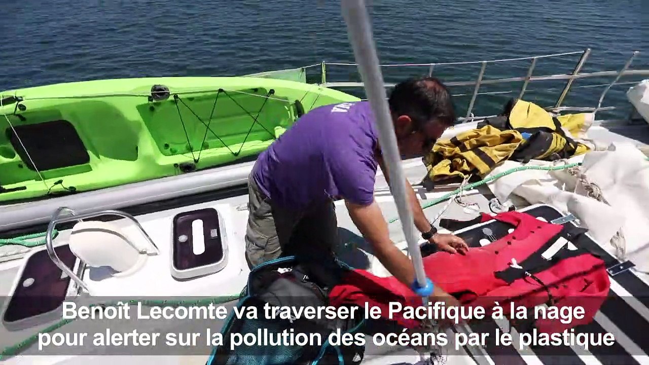 Pacifique à la nage, pari fou d'un Français amoureux des océans