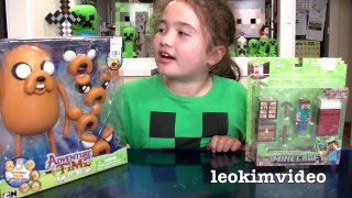 Minecraft Vs Adventure Time & Dark Side Knock Off Minecraft Toys Sneak Peek