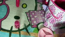 American Girl Doll Bittys High Chair Unboxing and Feeding and Changing video!