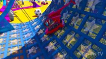 Aprender colores Helicóptero y Spiderman Dibujos animados para niños Mercedes Cars en Color para niños bebés