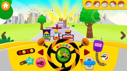 【13分連続】 例に漏れず、車が大好きなわが子へ！★パトカーや消防車、清掃車やブルドーザーまで★乗り物のゲーム特集ピックアップ ★ピンキッツ童謡