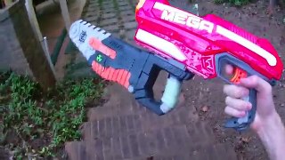 Honest Review: The Nerf Zombiestrike foam Chainsaw attachment. (Gears of War parody?)