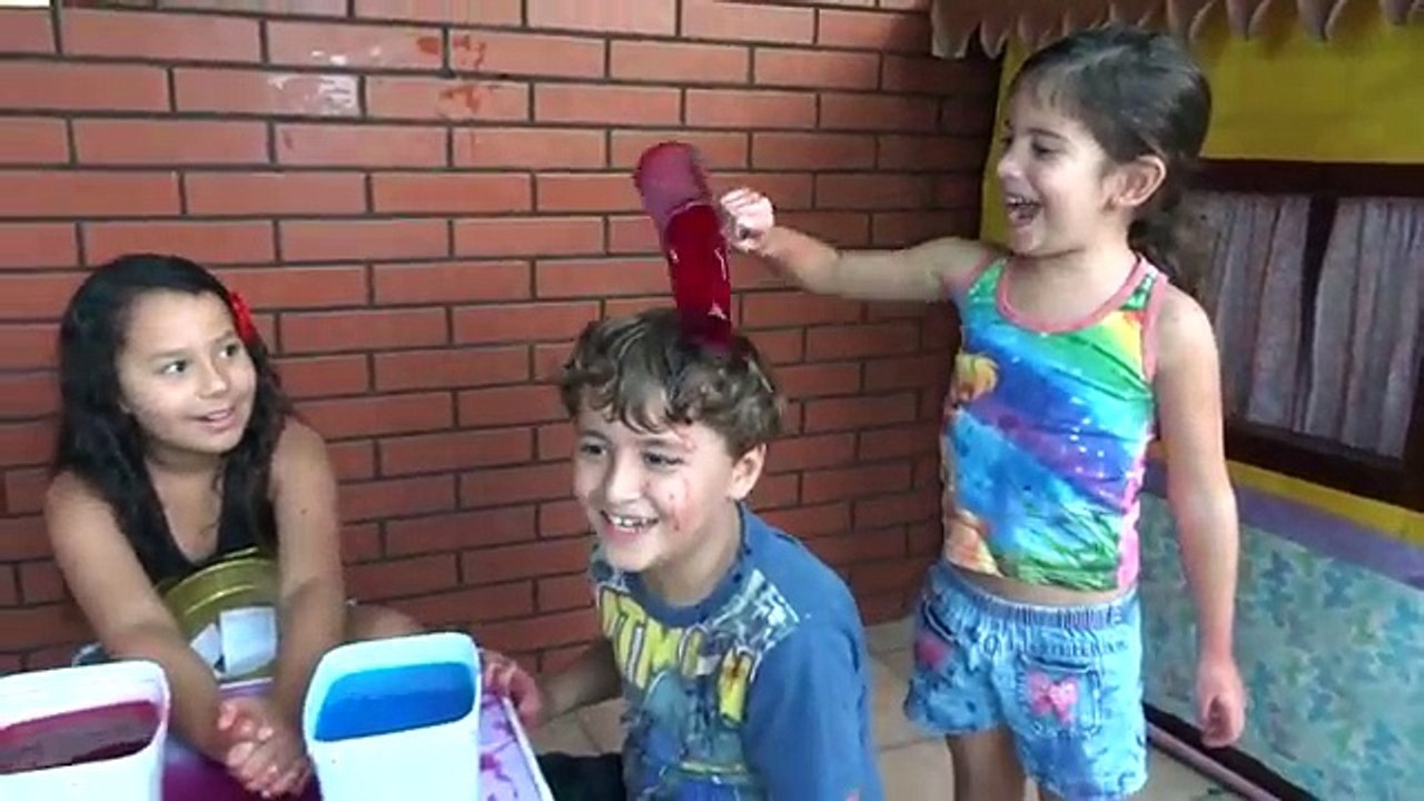 DESAFIO SLIME BAFF - MENINA VS MENINO