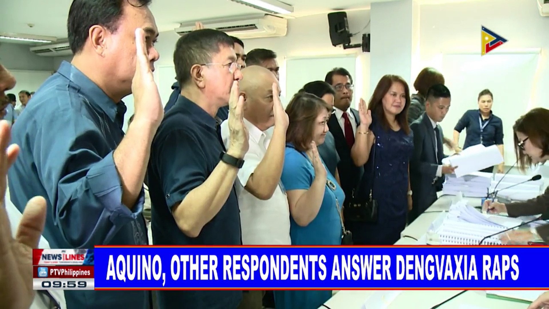 NEWS: Aquino, other respondents answer Dengvaxia raps