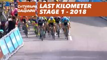 Last kilometer - Étape 1 / Stage 1 (Valence / Saint-Just-Saint-Rambert) - Critérium du Dauphiné 2018