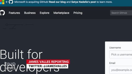 Microsoft to Buy GitHub for $7.5 Billion