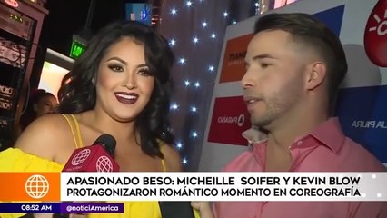 Micheille Soifer se besó con Kevin Blow