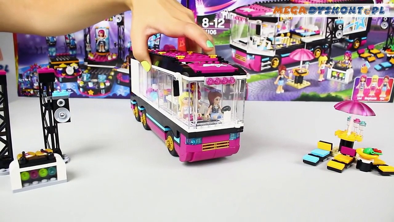 Pop Star Tour Bus / Wóz Koncertowy Gwiazdy Pop - Lego Friends - 41106 - MegaDyskont.pl