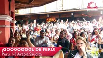 Perú vs Arabia Saudita: reacciones de los hinchas en la Calle de las Pizzas